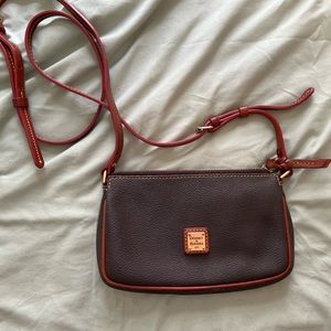 Brown Leather Dooney & Bourke Crossbody Purse